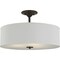 Progress Lighting Inspire Collection Antique Bronze Three-Light 18" Semi-Flush Mount P350168-020 - alternate 2